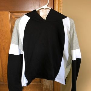 Black/Grey/White Hoodie